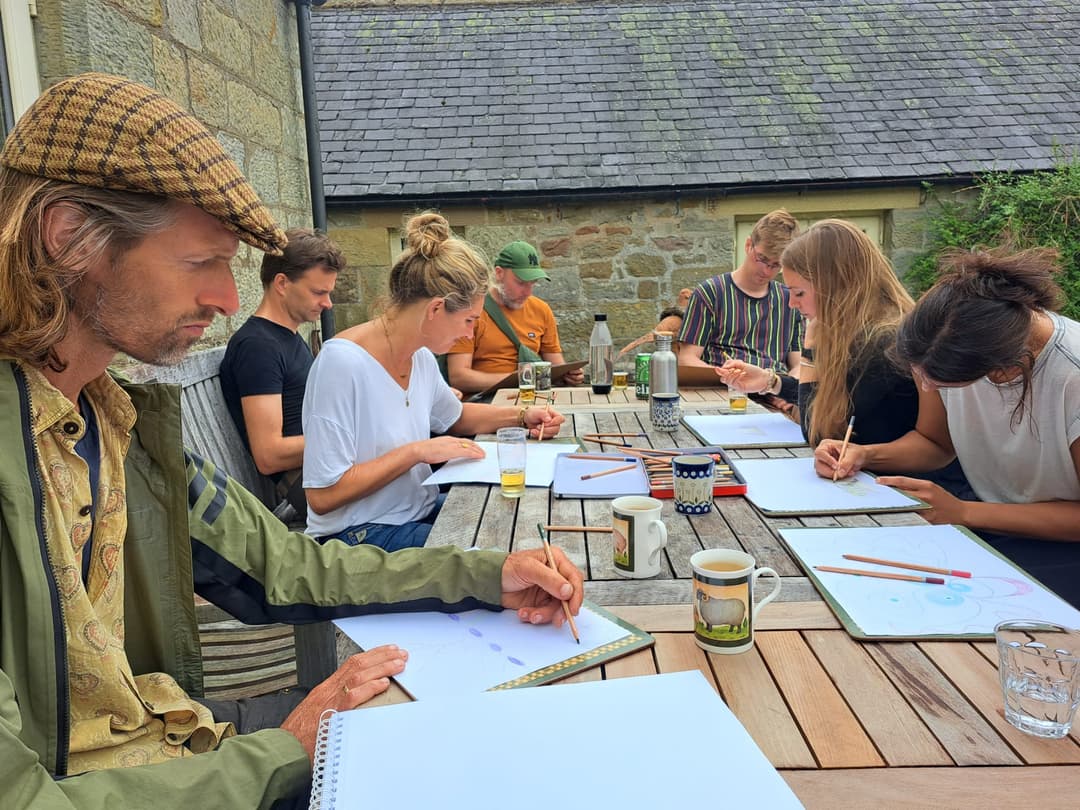 Farm Estate Retreat painting
